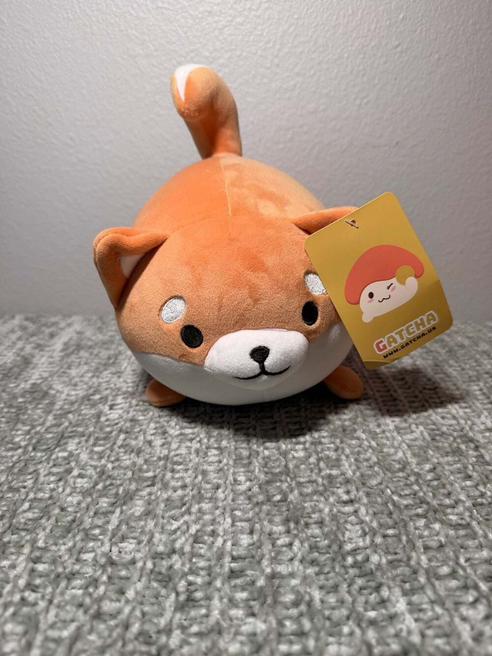 Gatcha Round Shiba Inu Mochi Plush Stuffed Animal